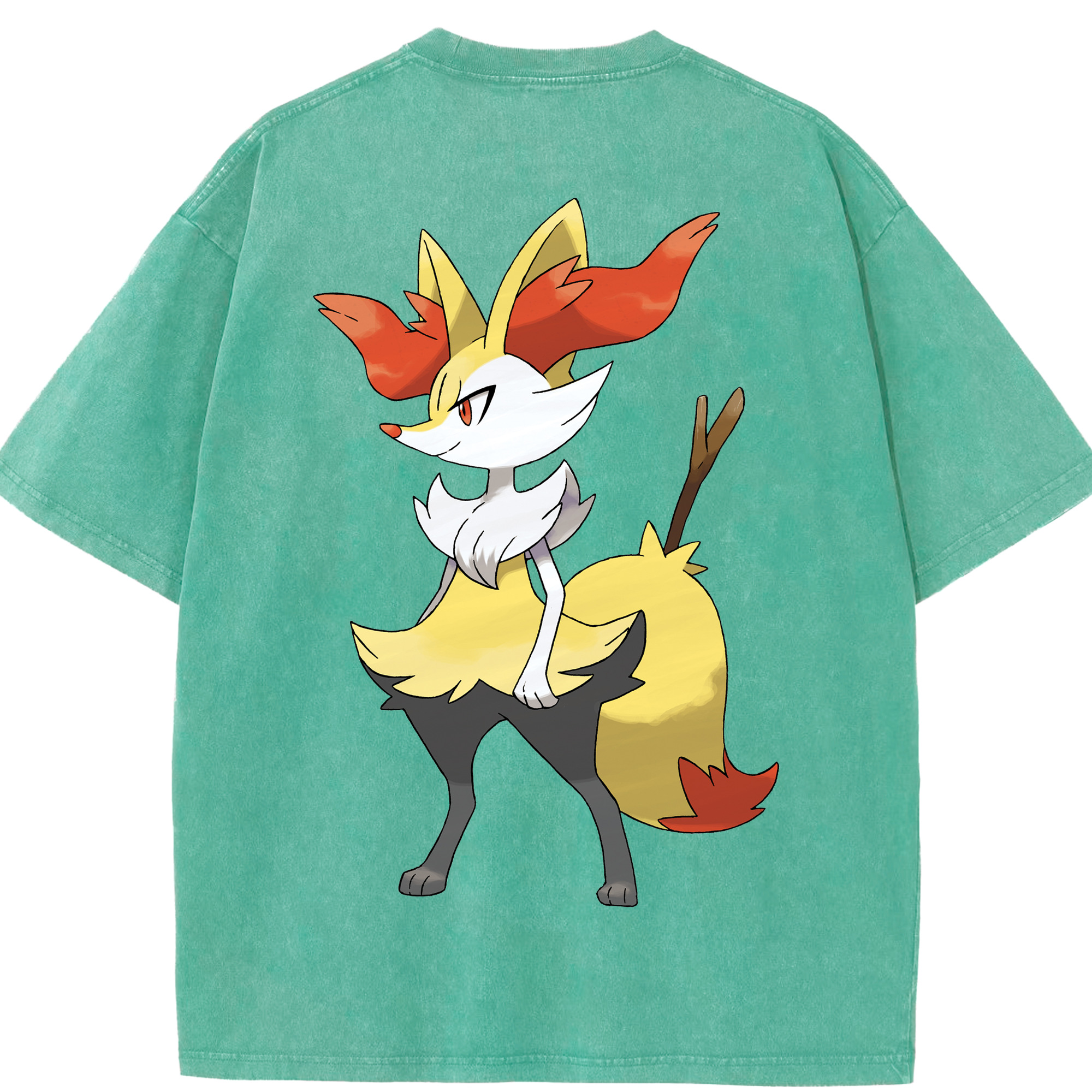 （画像用） ポケットモンスター Pokémon 綿100% ヴィンテージ風 半袖Tシャツ（背面プリント）